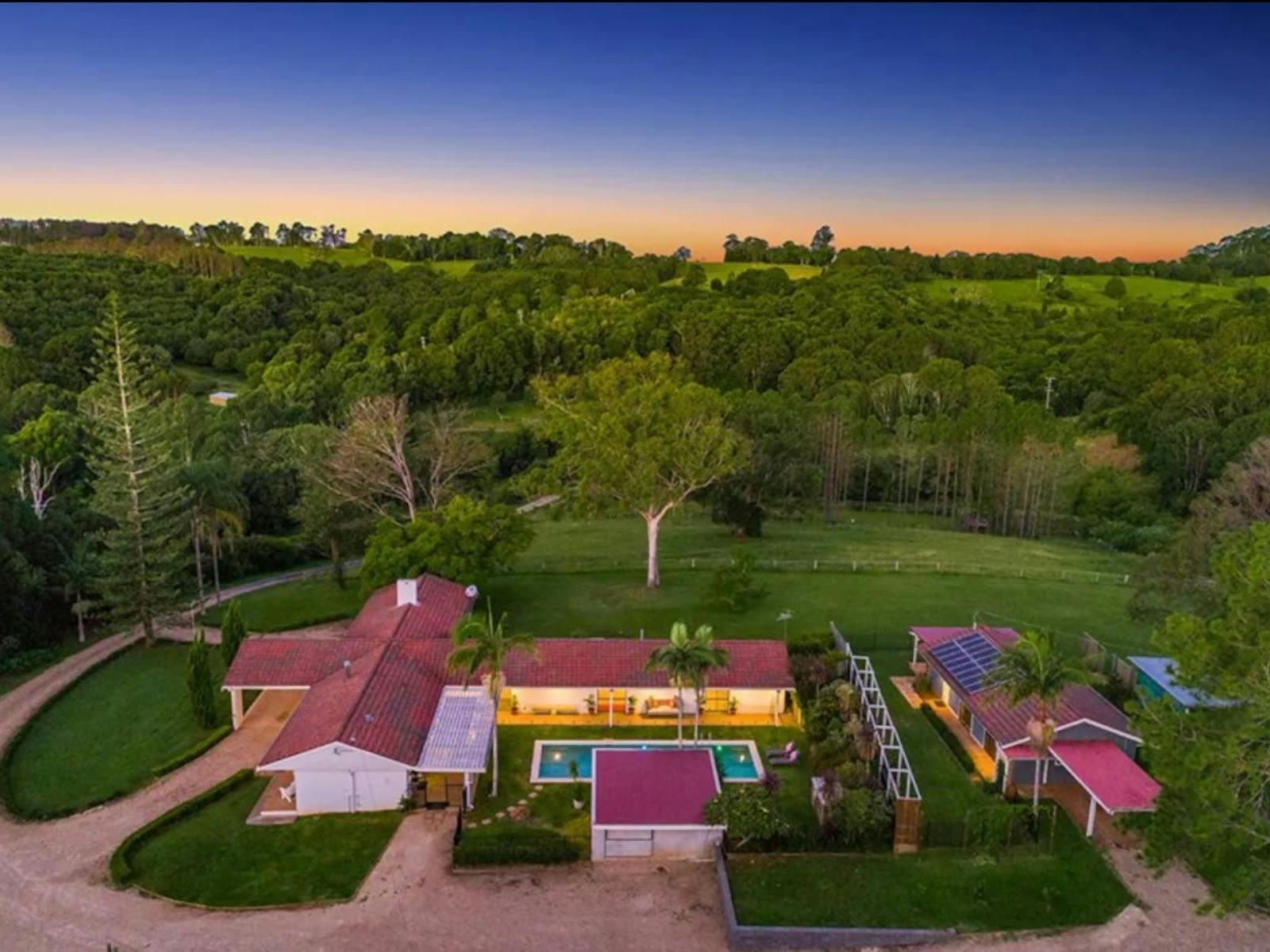 Aerial view of property