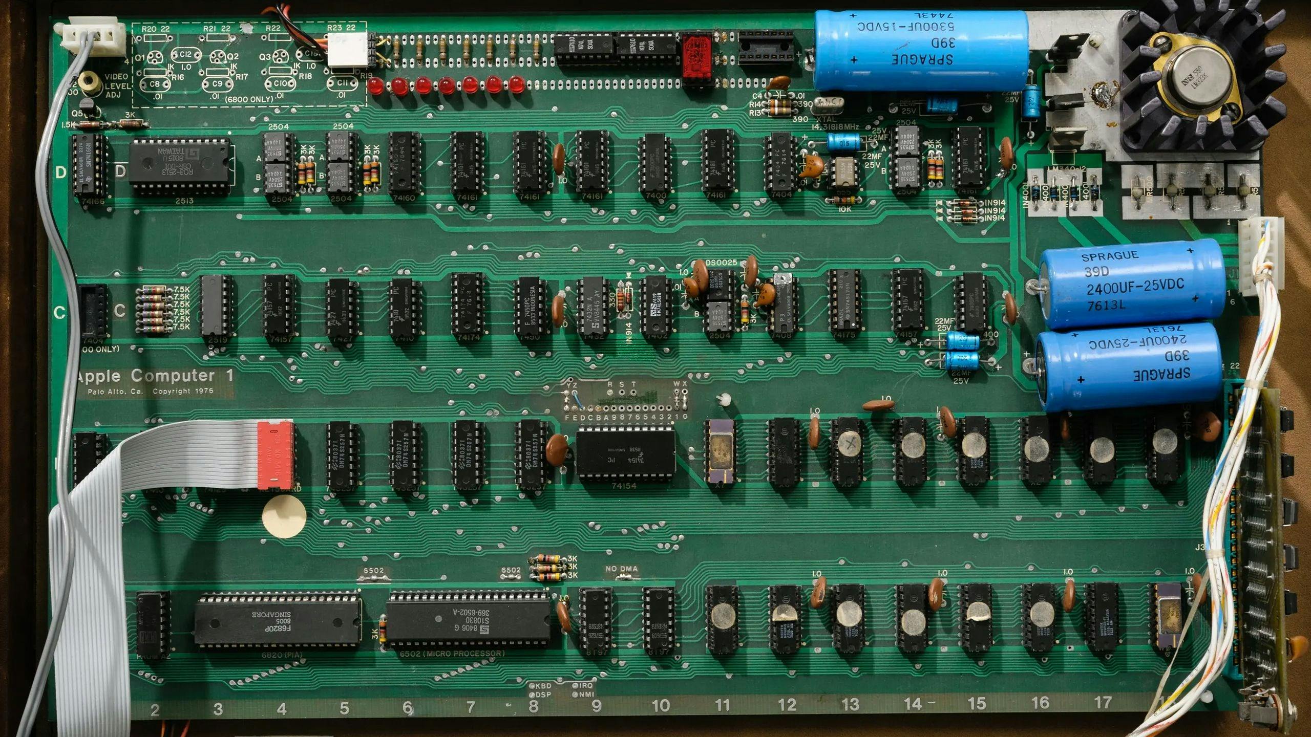 Apple I computer, 1976. Object No. 2010/6/1