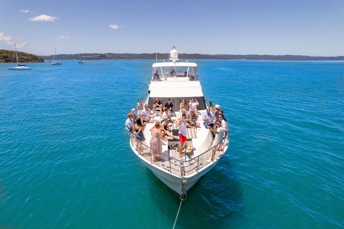 Sovereign Lady Charters - view from bow