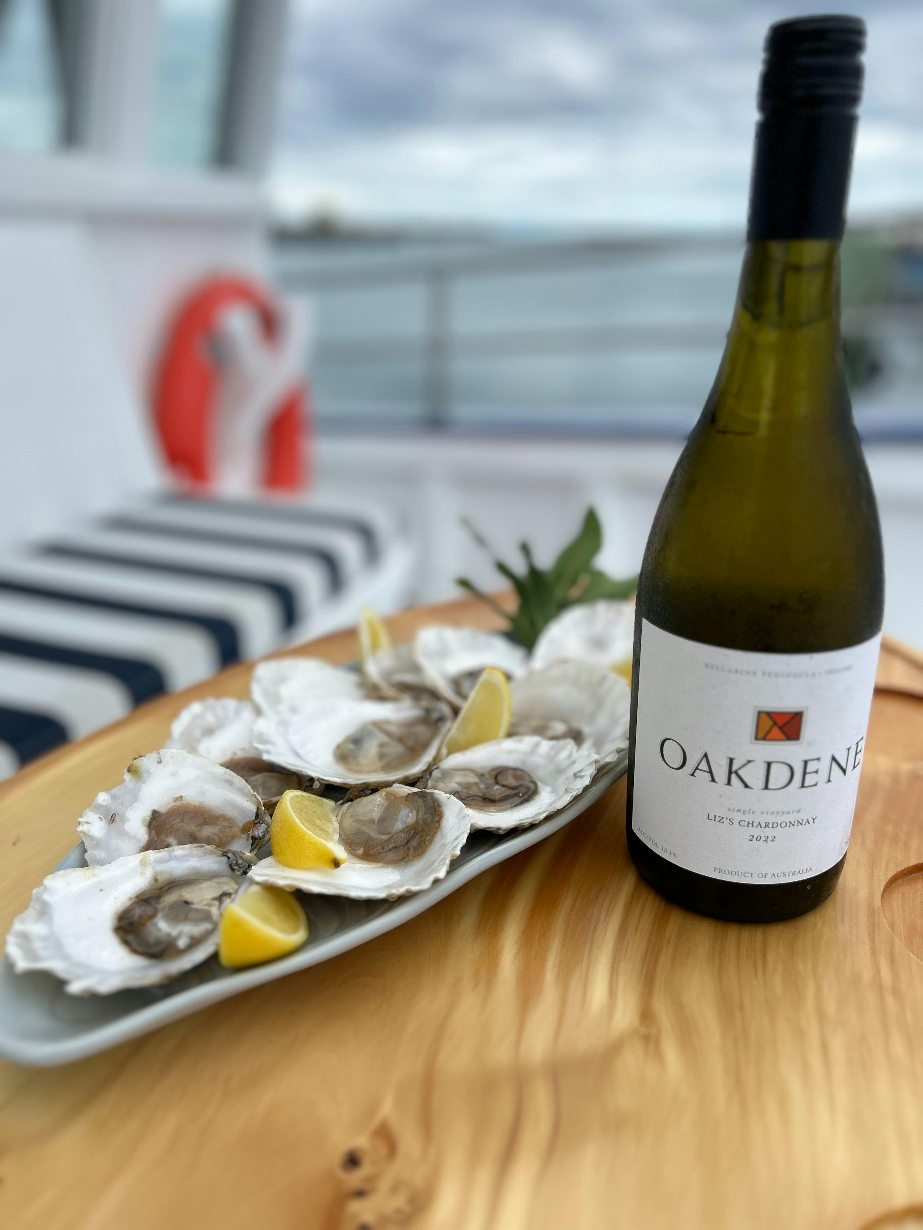 Oysters and wine