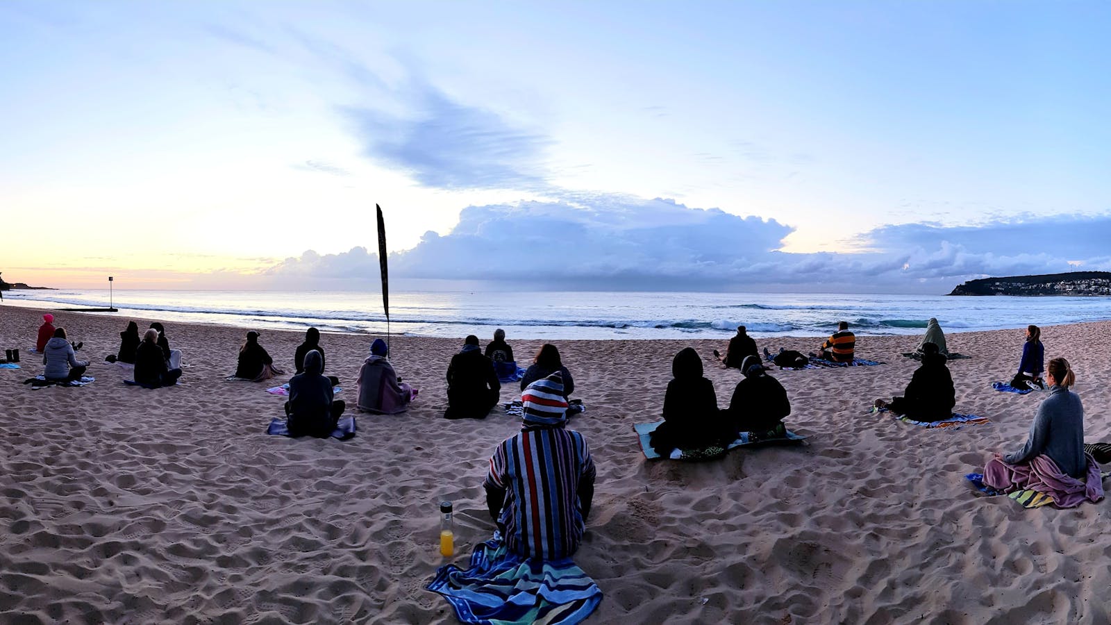 Image for Making Meditation Mainstream: Free Beach Meditation Session North  Narrabeen