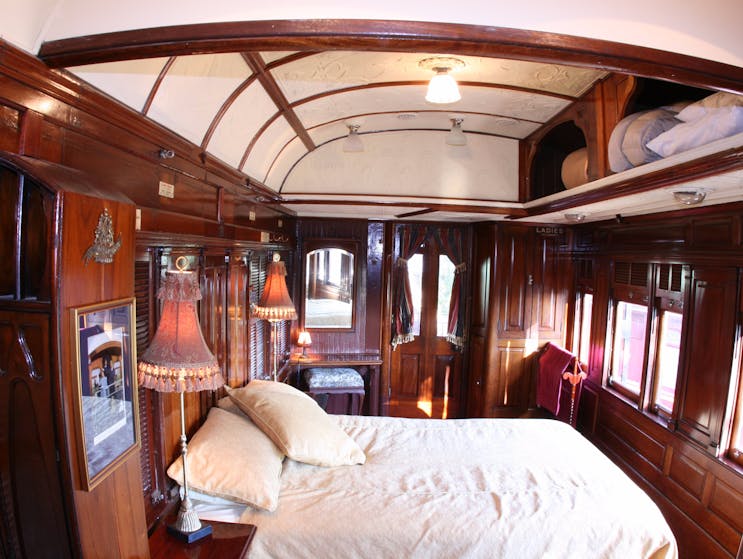 One of the Queen bedrooms, this one is in the State Car