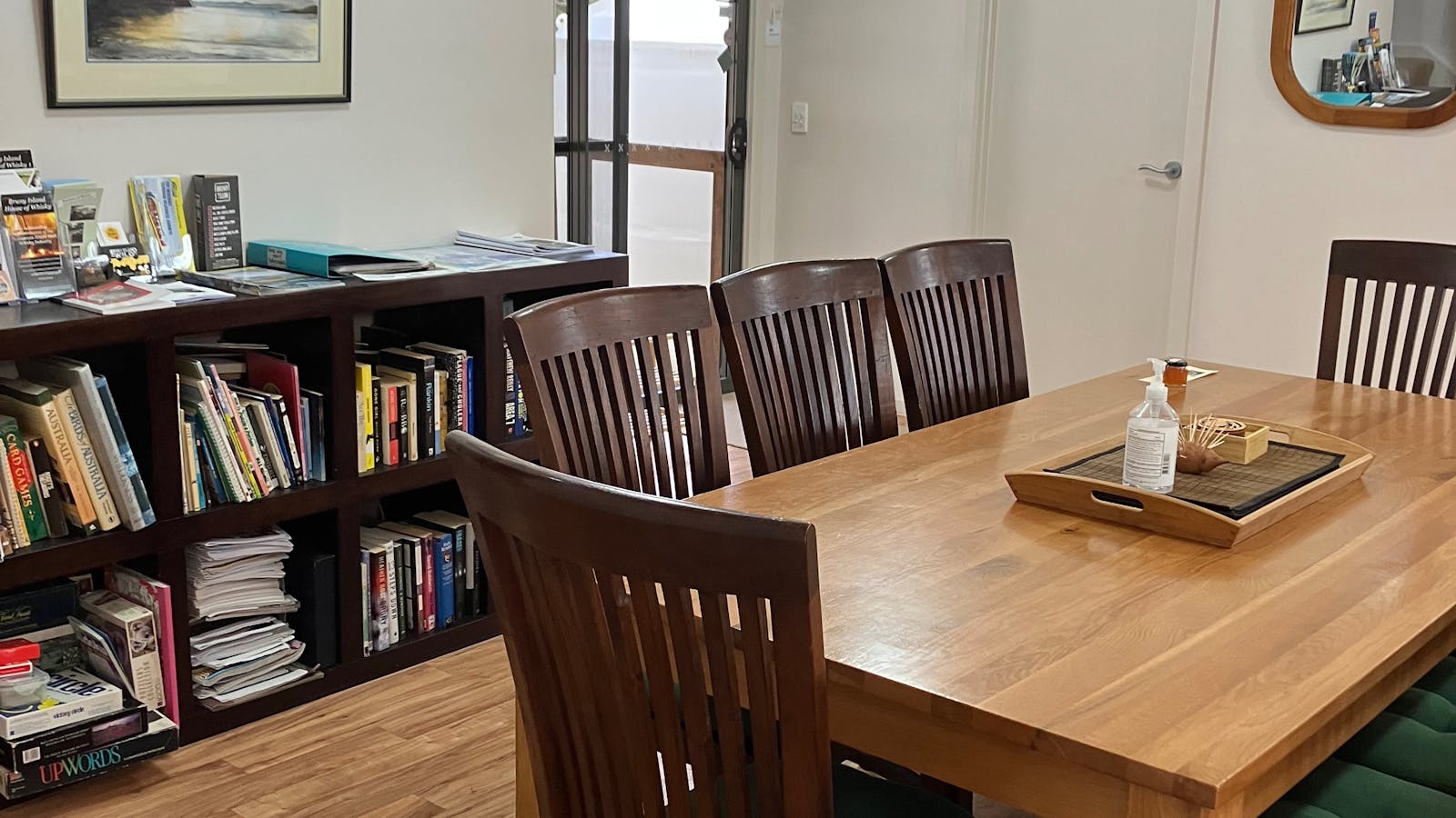 8 seater table.