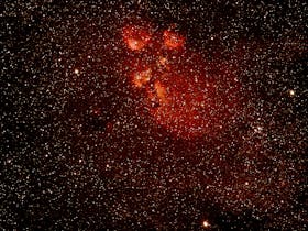 Cat's Paw Nebla 5,500 light years away