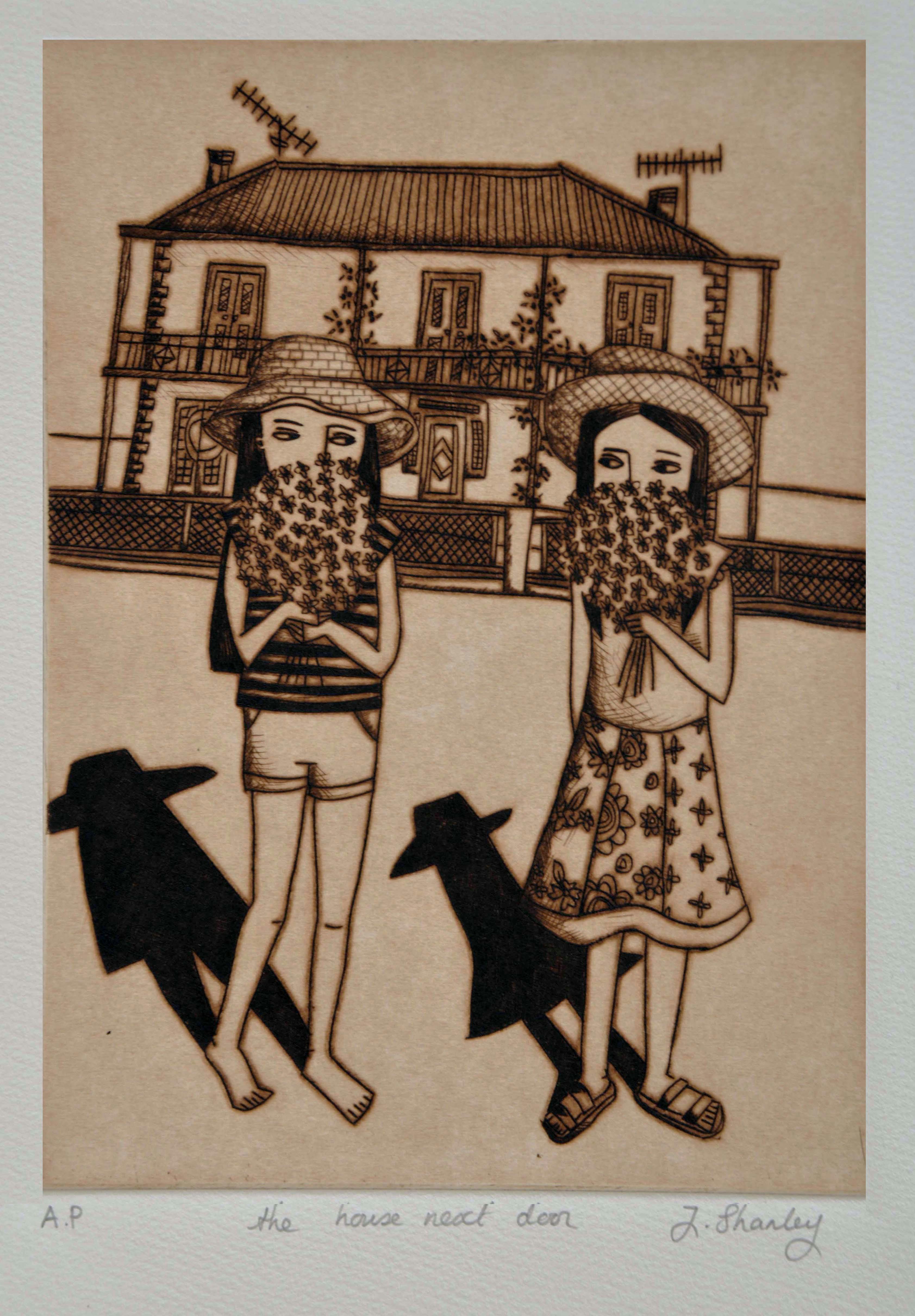 Photo of drypoint print