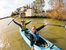 Grab a kayak and follow our creek trail at your leisure