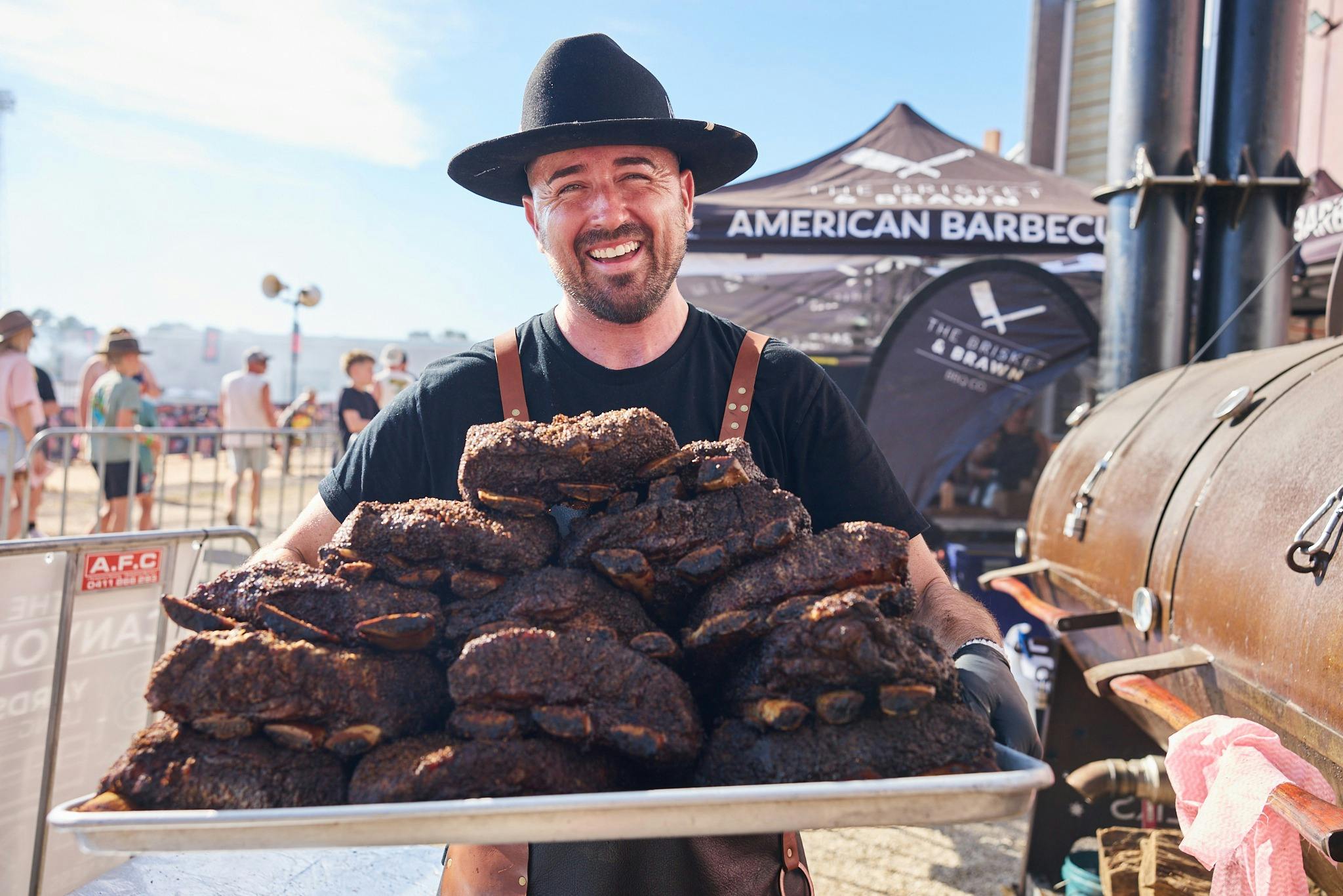 Brisket pile