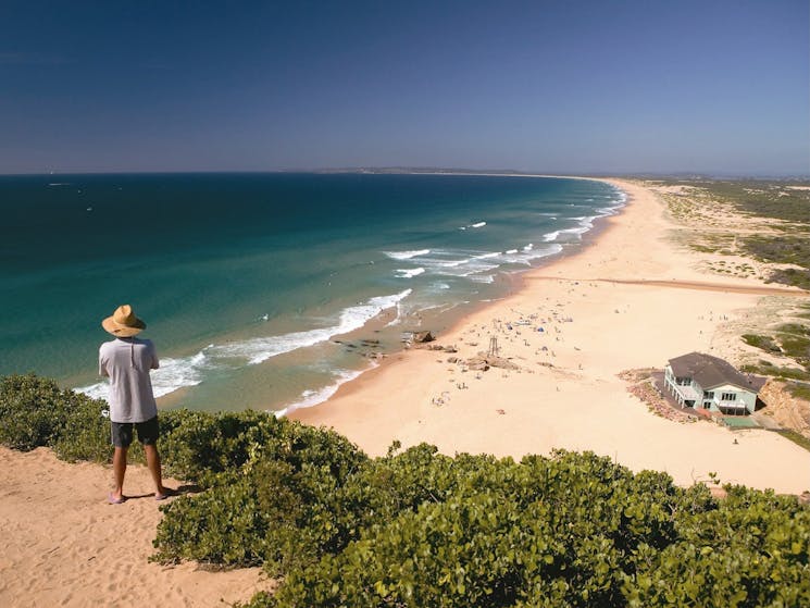 View over Redhead Beach