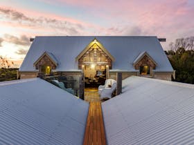 Front view of the upstairs loft.