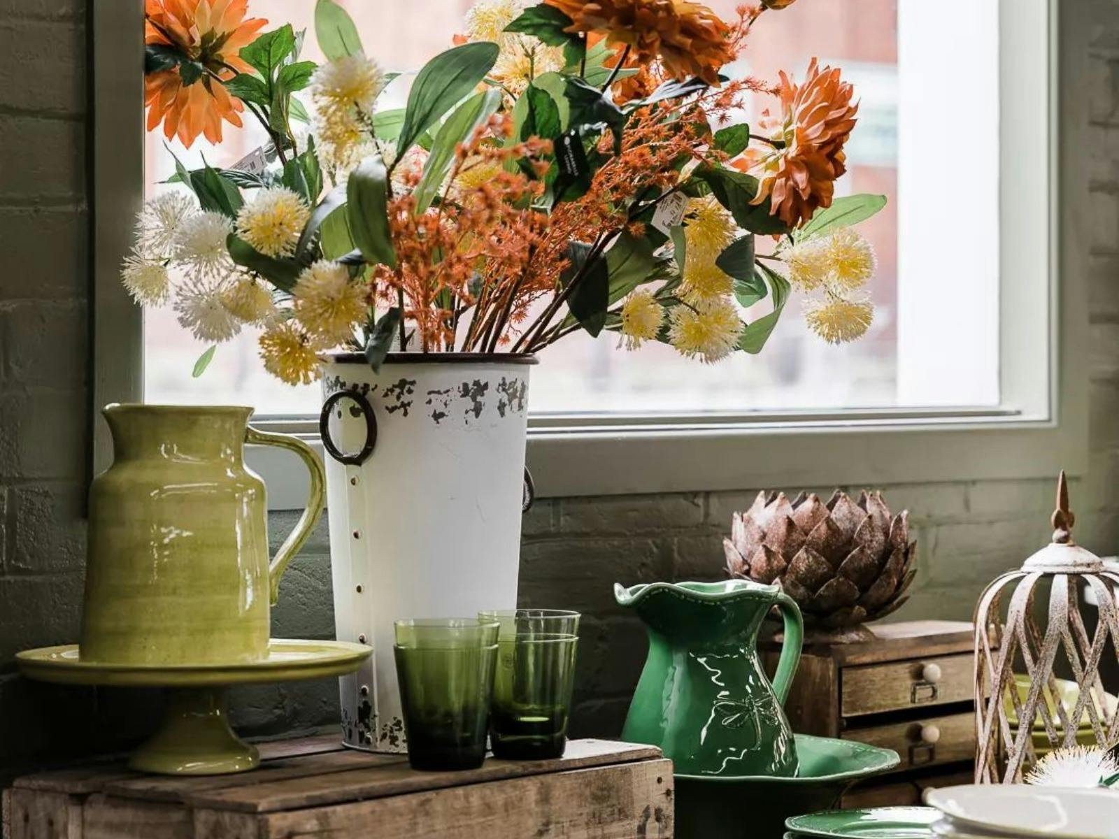 Example of items for sale at Ruben & Flax Homewares