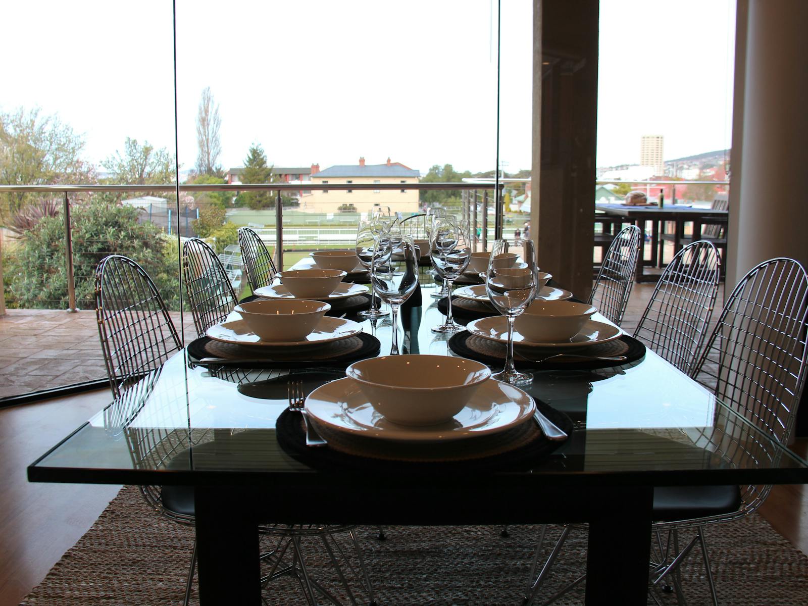 Dining Table overlooking the patio