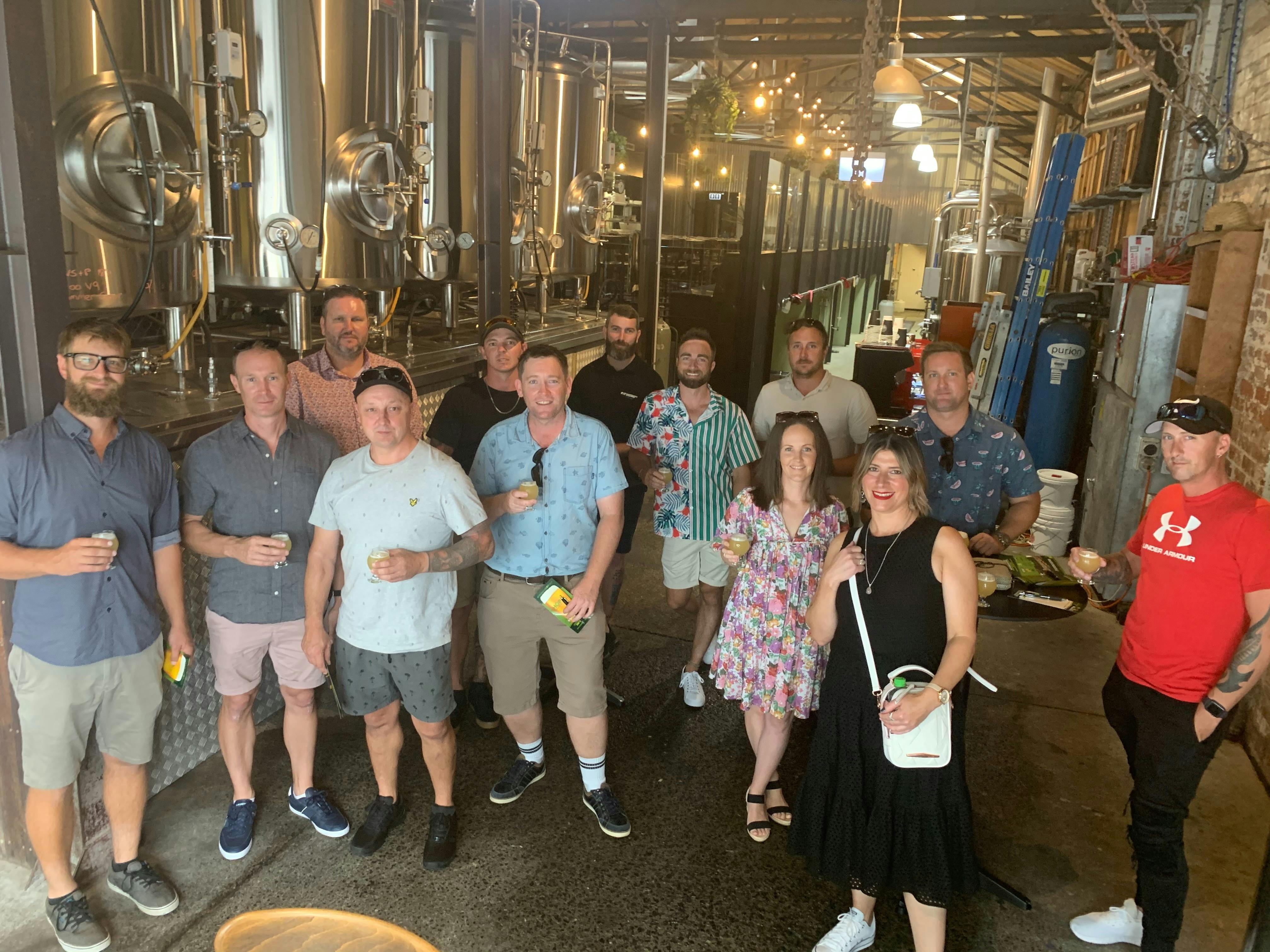 Touring behind the scenes at Newstead Brewing Co