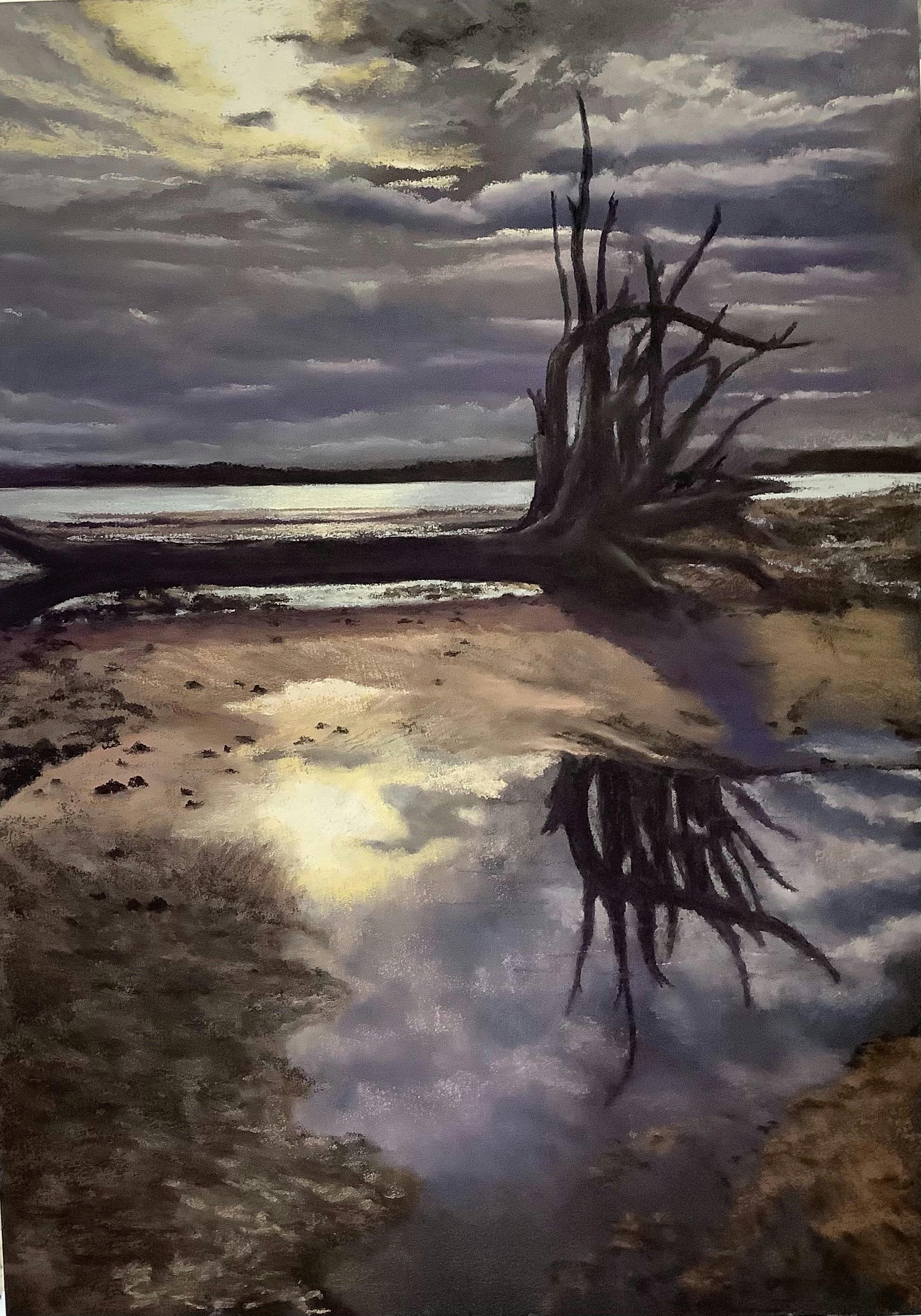 photo shows one of Deirdre's Pastel paintings