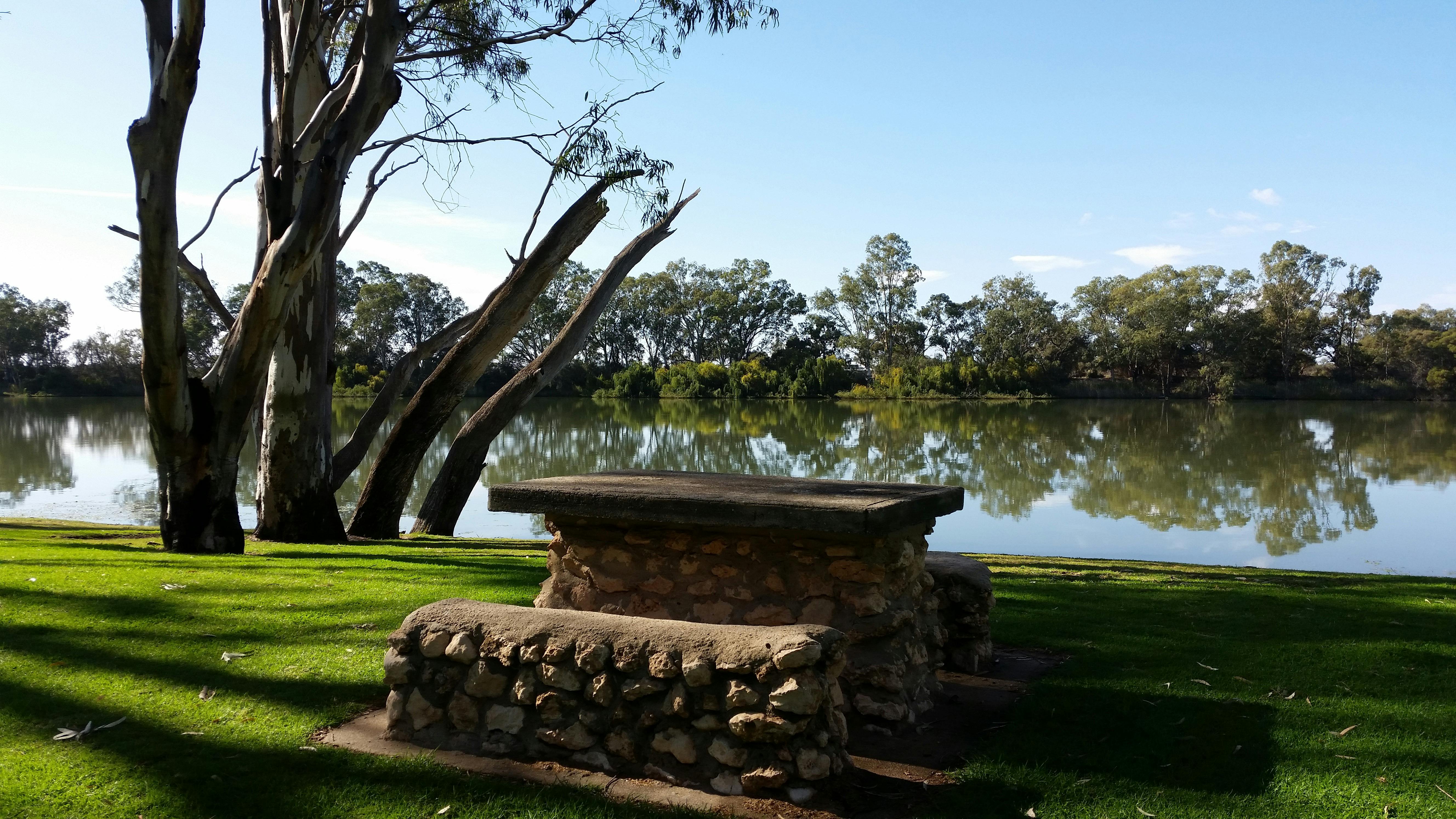 Martins Bend Picnic Ground Seating Area