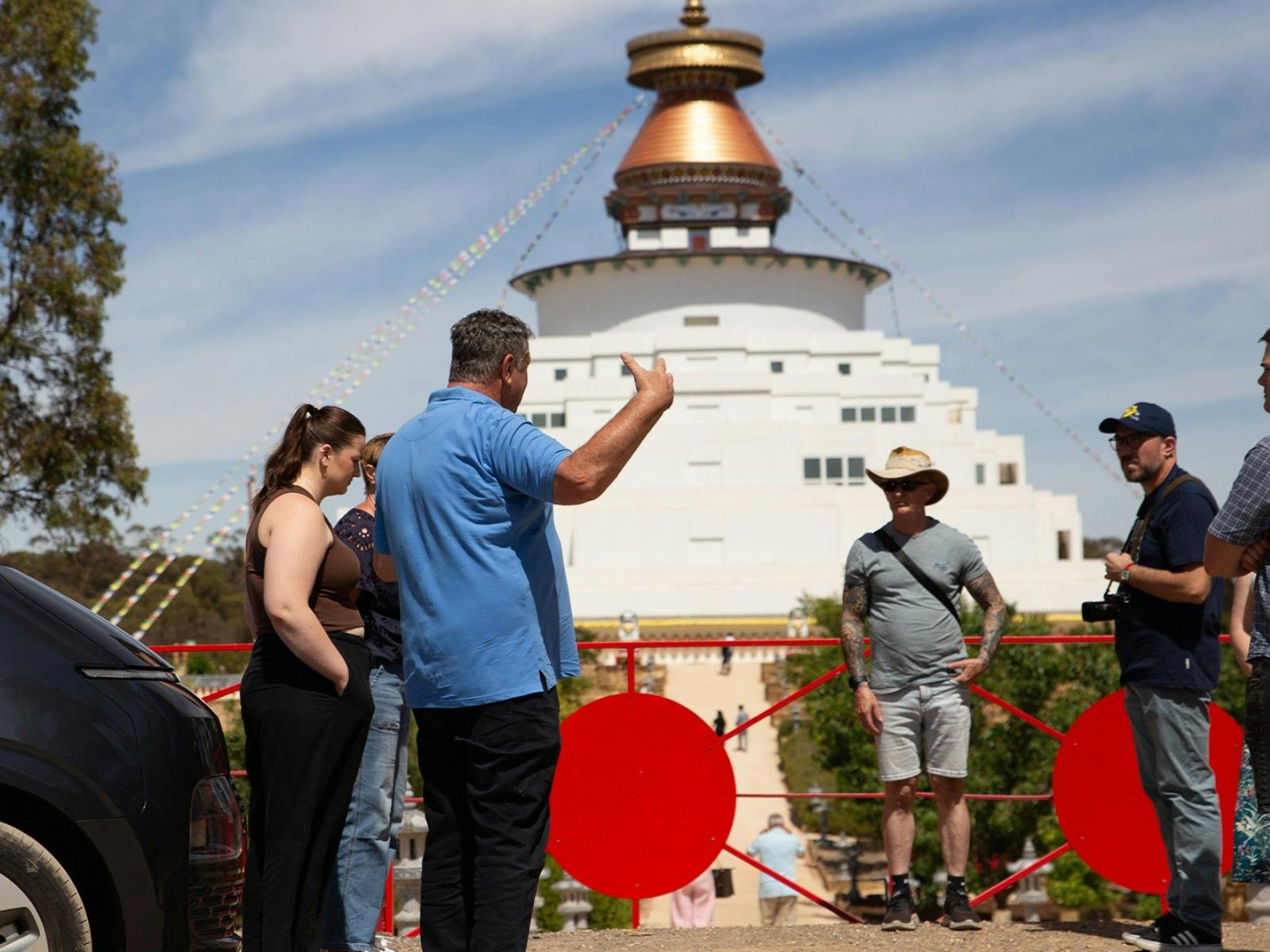 Bendigo Guided Tours include the Great Stupa of Universal Compassion