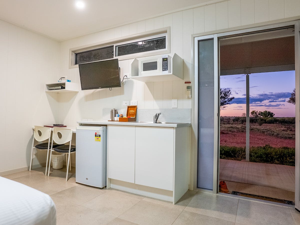 Kitchenette area in outback Studio