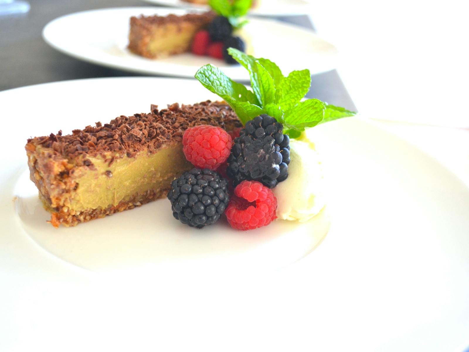 Chocolate And Avocado Slice