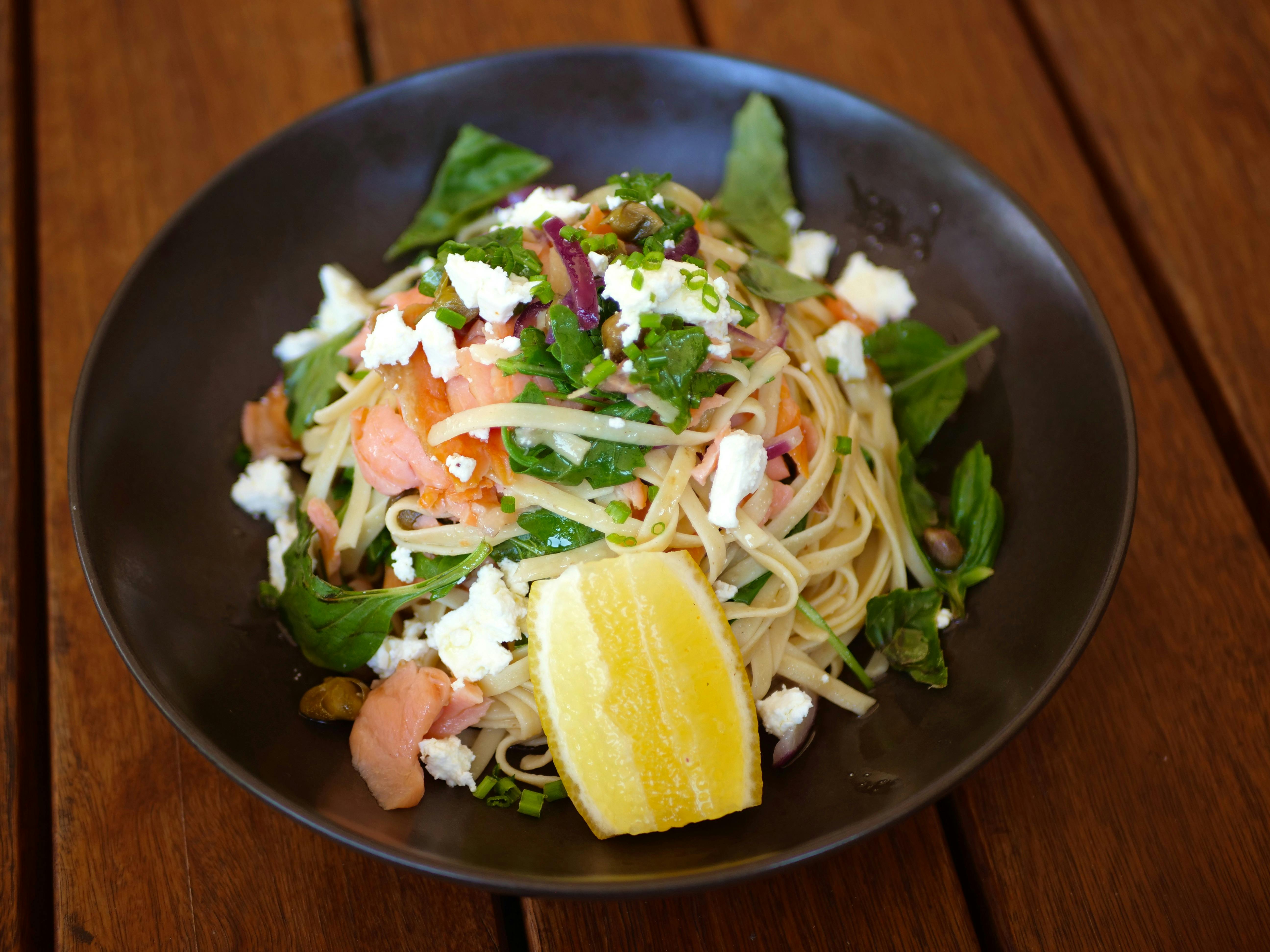 Smoked Salmon Linguine