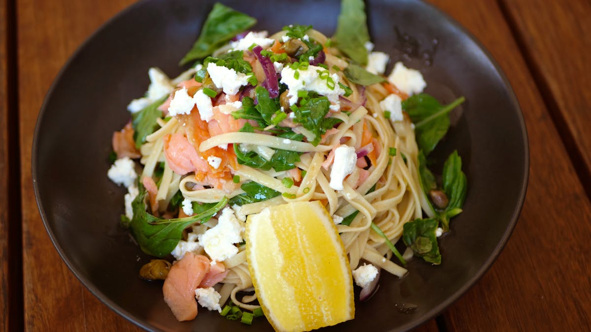 Smoked Salmon Linguine