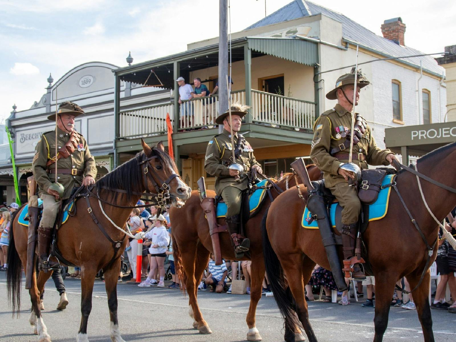Light Horsemen Riding
