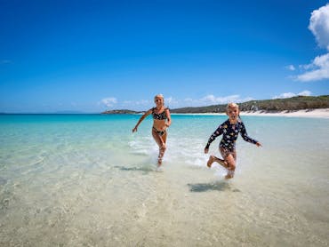 Beautiful clear waters and white sandy beaches. Nothing better than Great Keppel Island. Beautiful clear waters and white sandy beaches. Nothing better than Great Keppel Island.