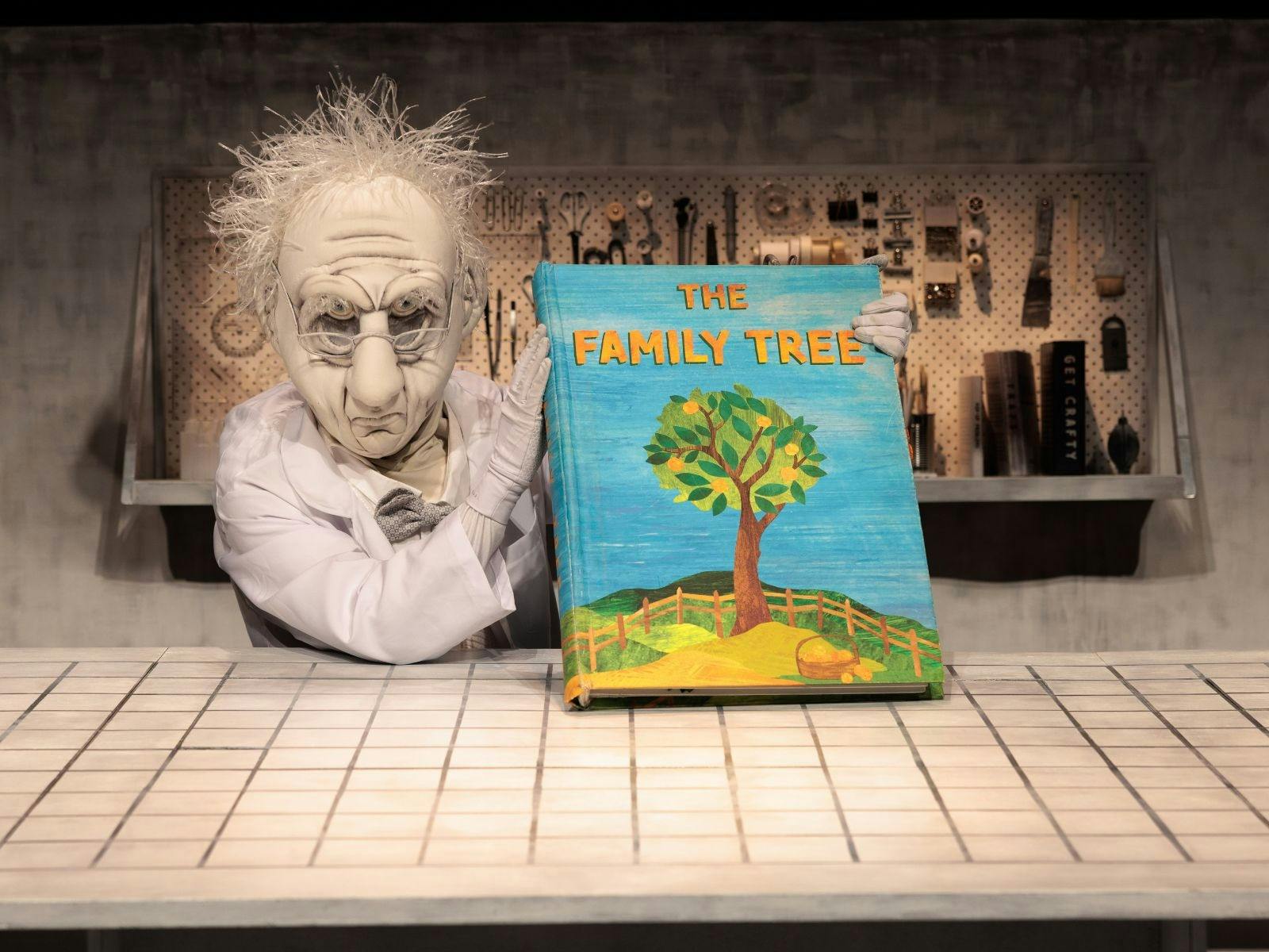 A puppet from The Paper Escaper