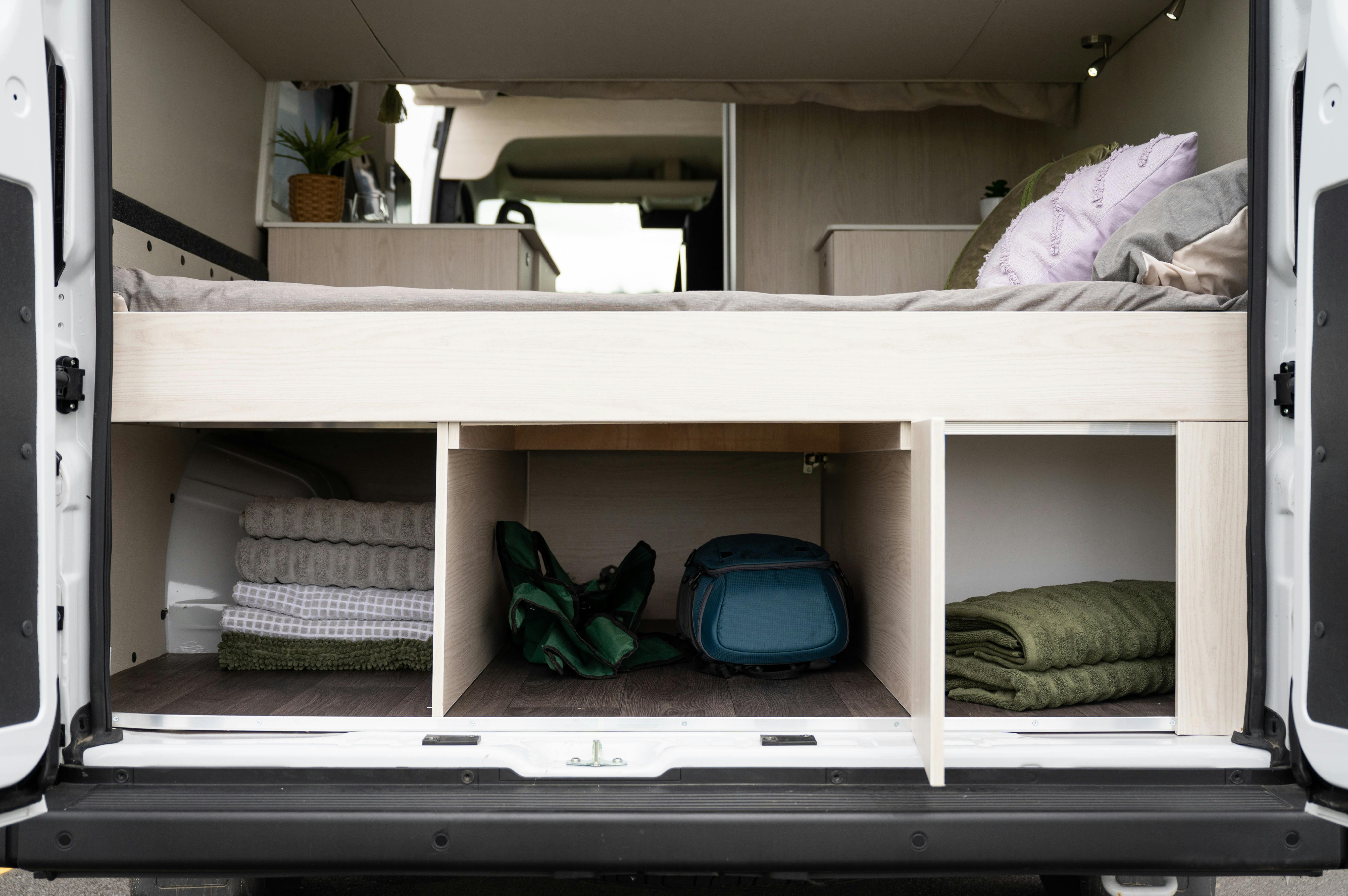 JUCY Cruiser Storage Space