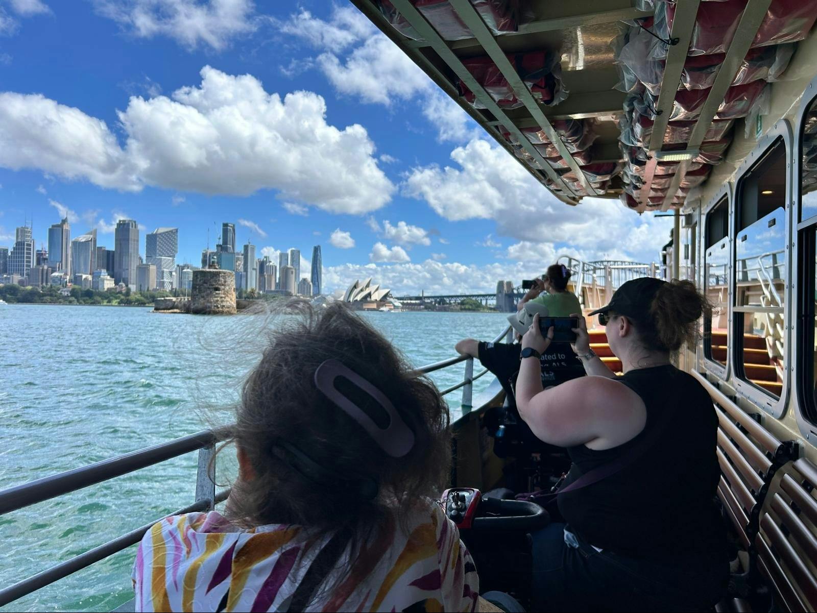 Ferry ride across Sydney harbour