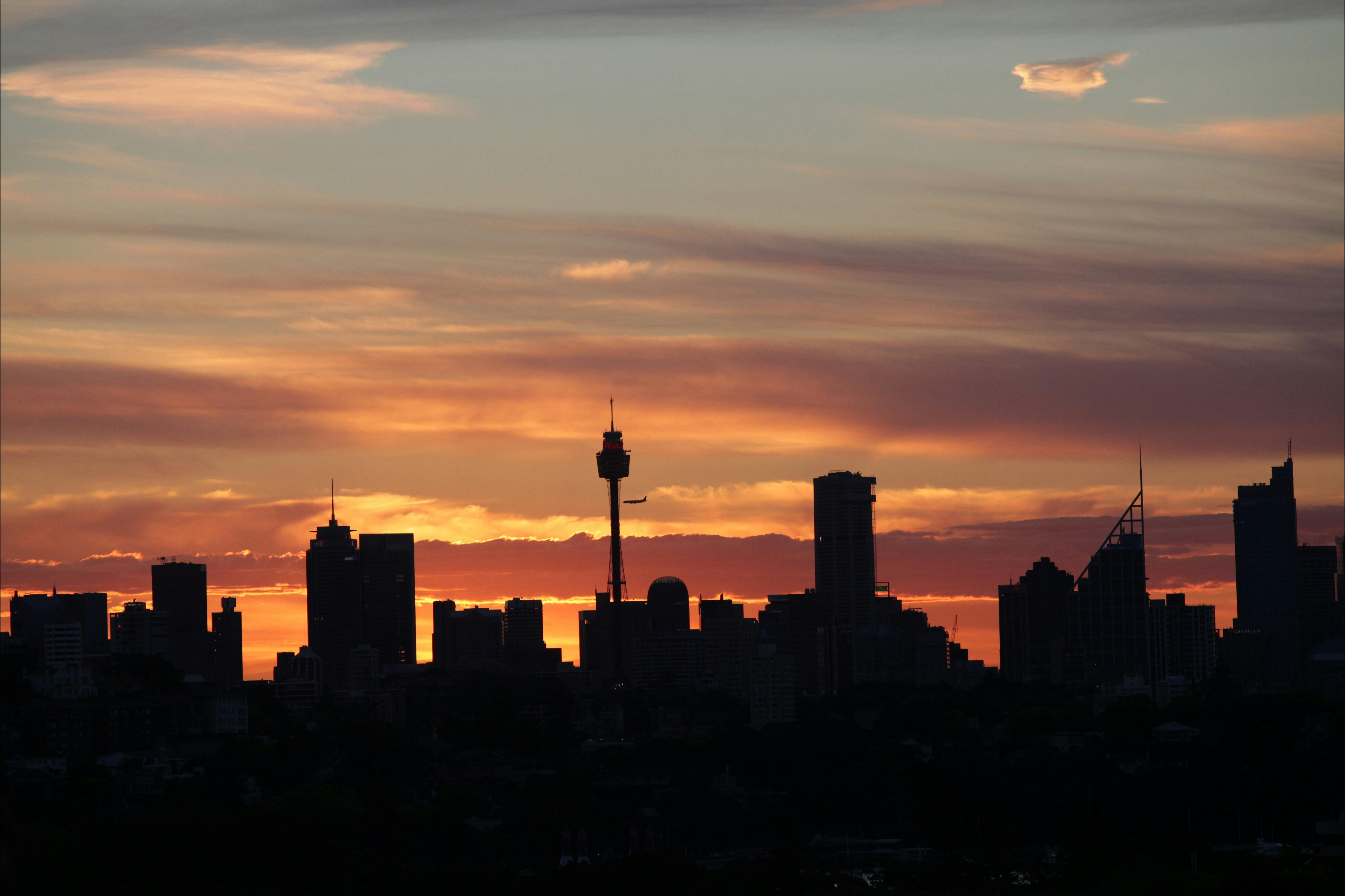 Sunset over Sydney