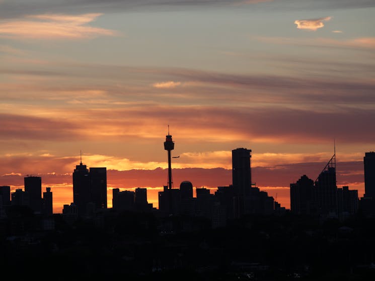 Sunset over Sydney