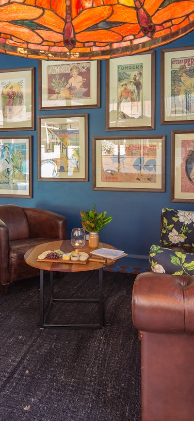 The Canberra Wine House interior with couches