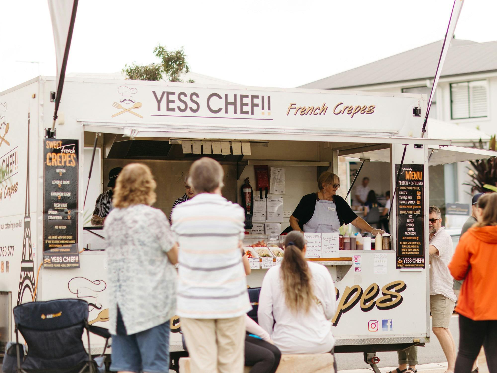 Crepes food truck