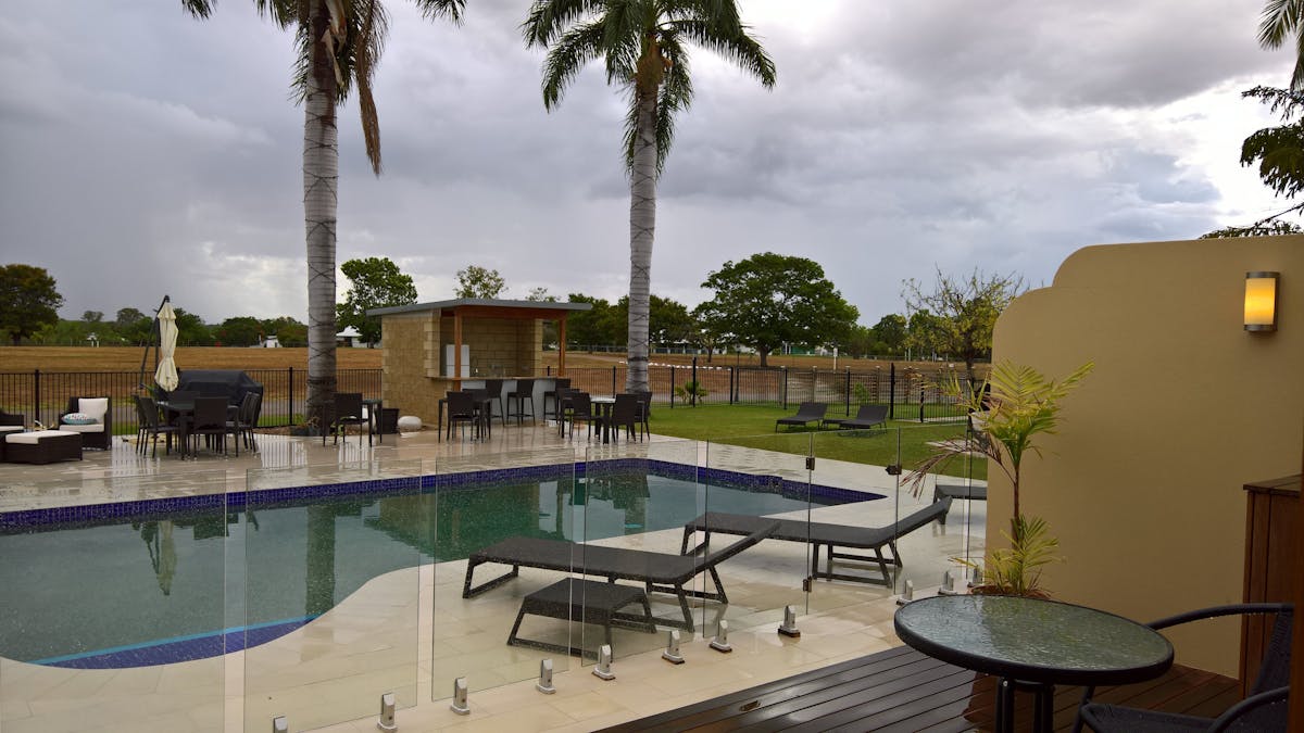 View from deck