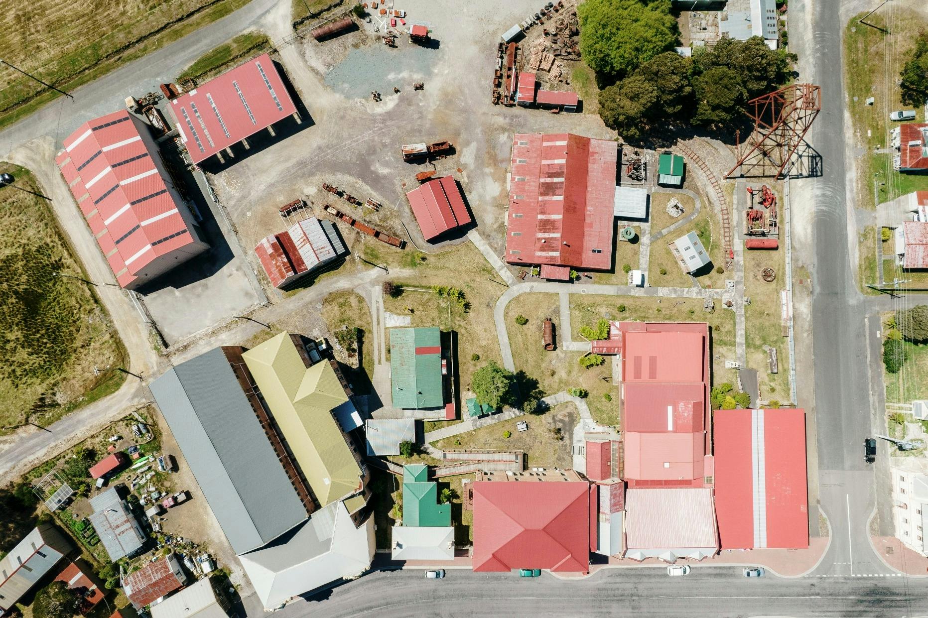 An ariel photograph of our complex