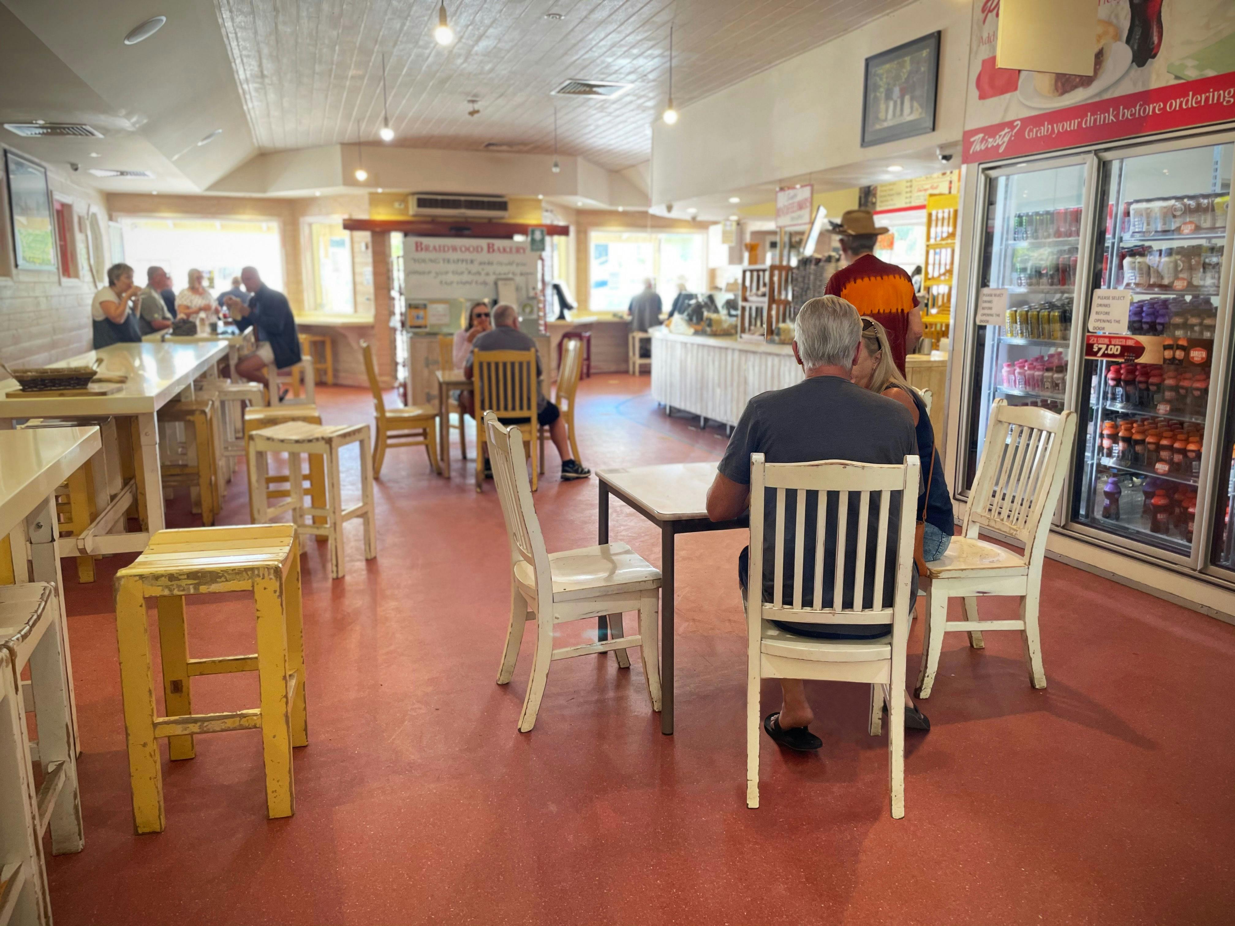 Braidwood Bakery Eating Area
