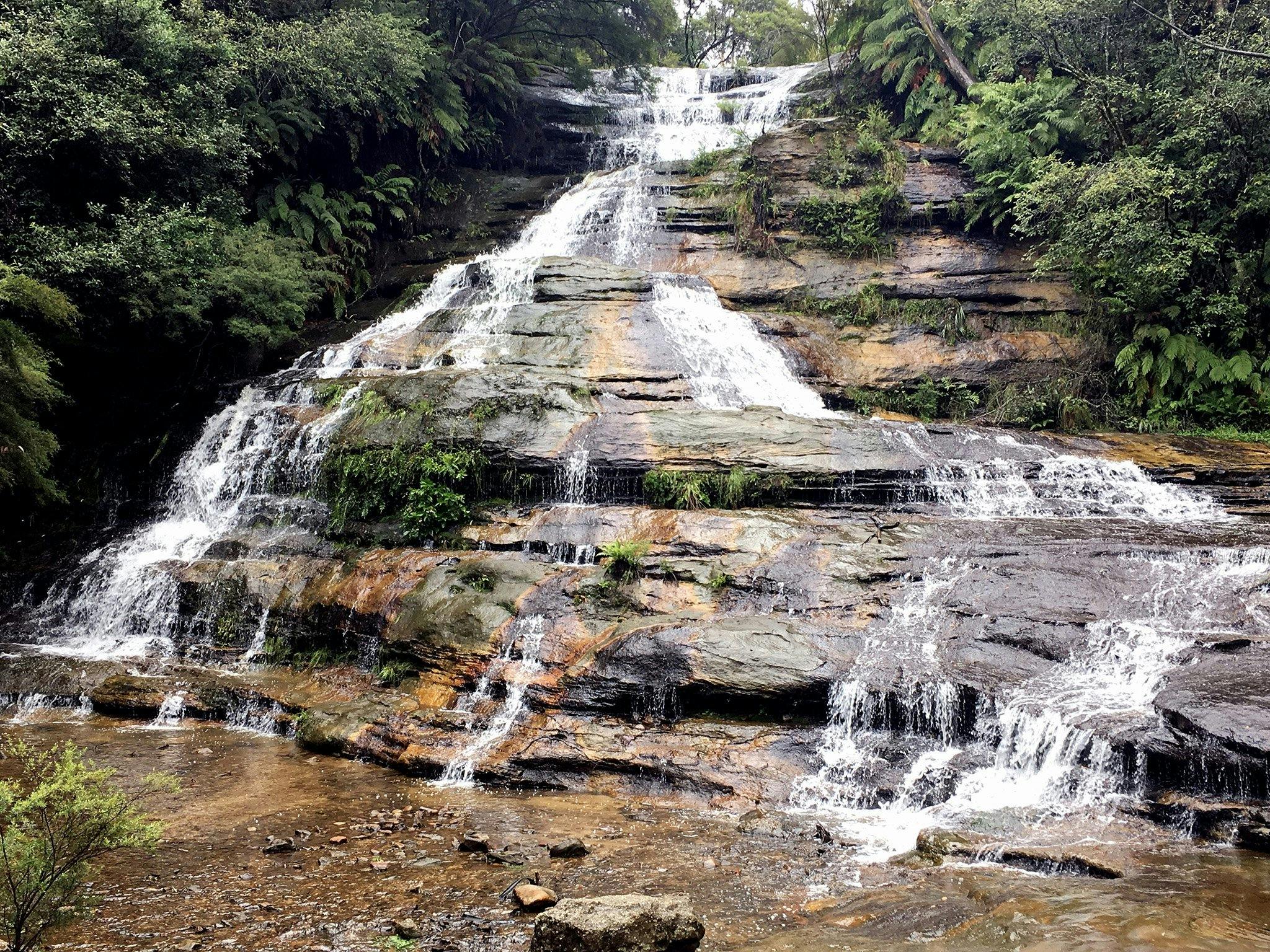 Discover the stunning cascades on your Blue Mountains Tour