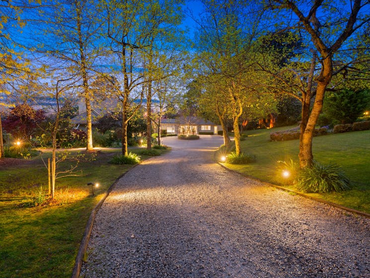 Parklands Driveway Dusk