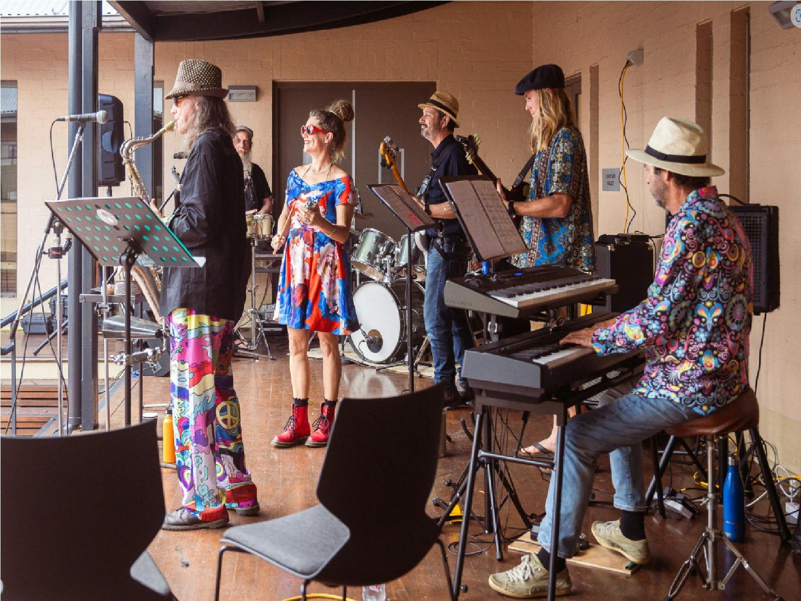 Jazz in the Courtyard with Friends