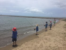 Kids and families fishing lesson - Shorncliffe Cover Image