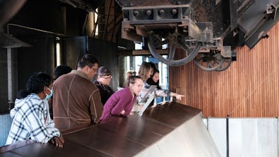 Visitors during tour