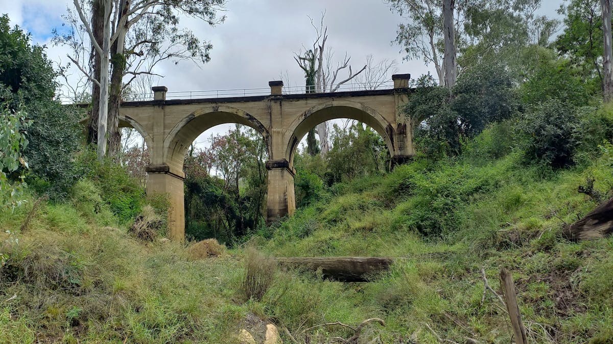 The heritage listed Faith Bridge on the Mt Debateable to Mundubbera Section
