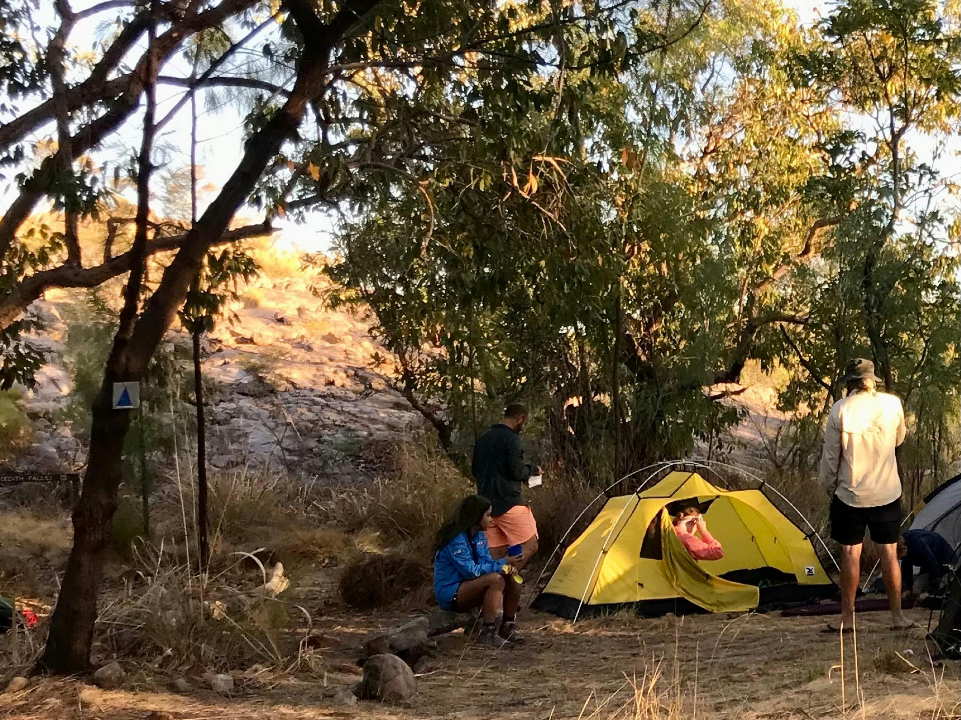 Enjoying the great outdoors with Top End Camp Hire