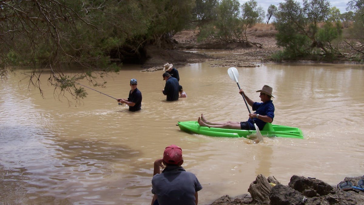 The Thomson River at Jundah is a great family attraction, for our locals and visitors alike