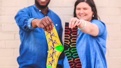 This is a photo od the co-founders Emma and Evi