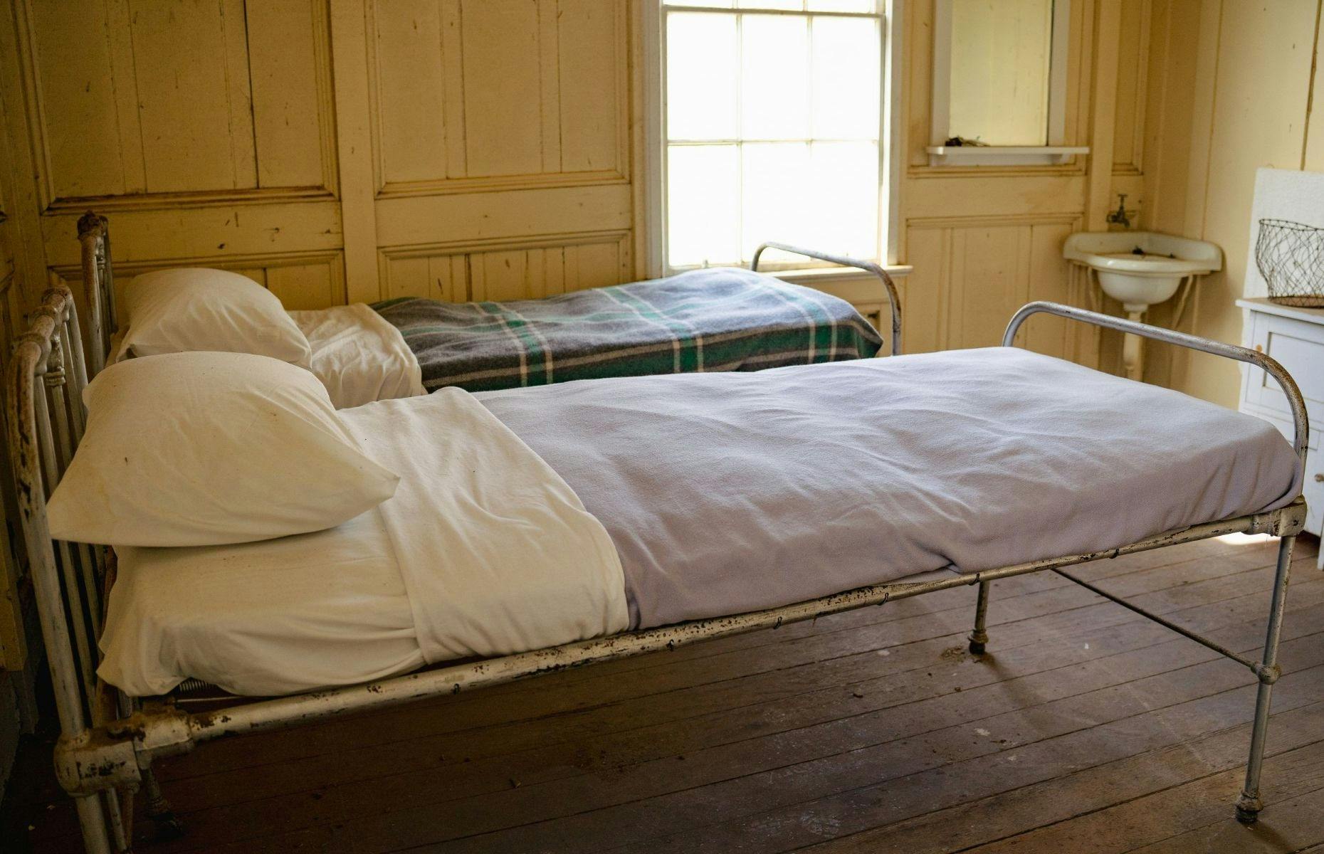 Sleeping quarters at Torrens Island Quarantine Station