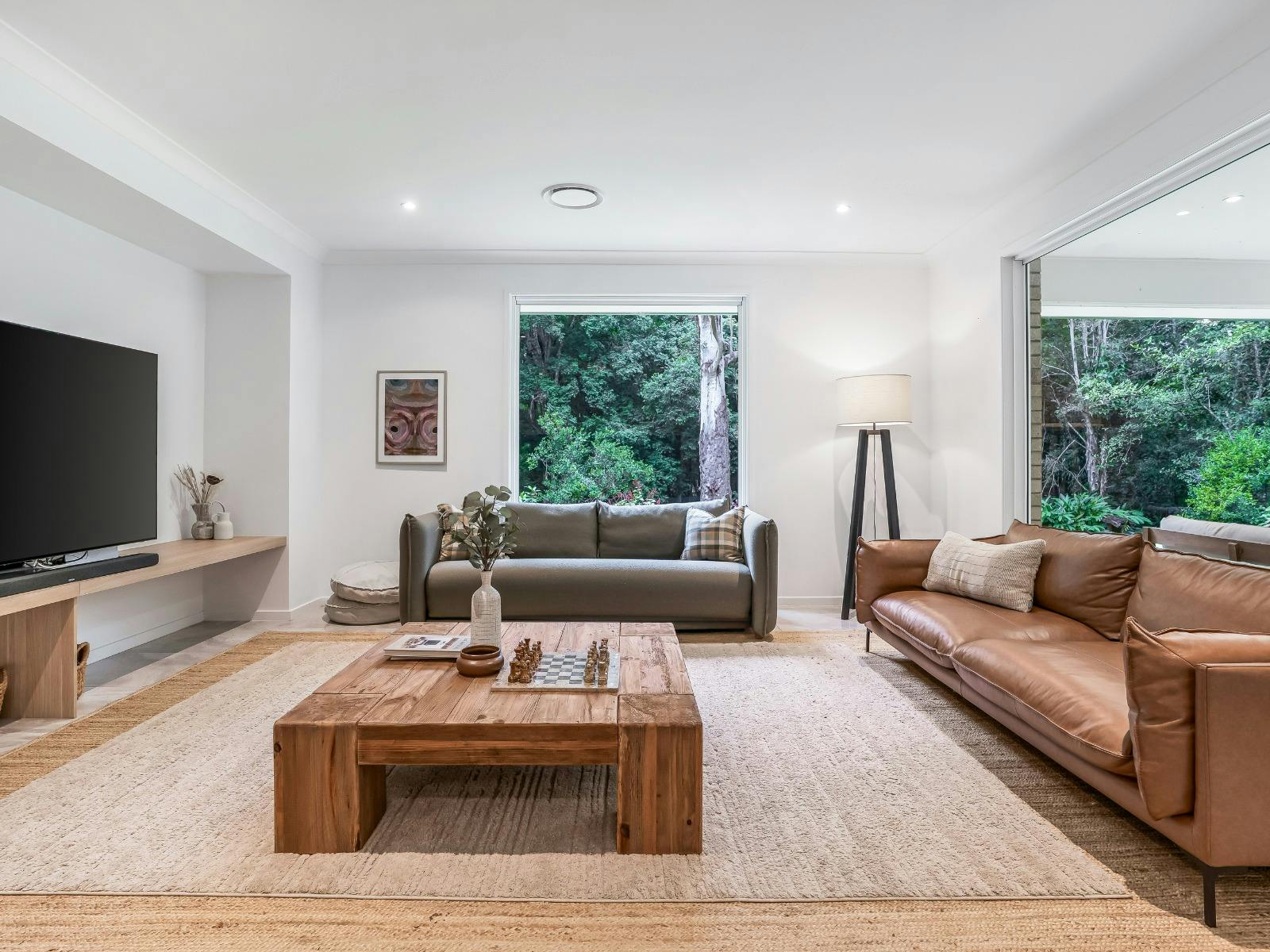 Open plan living room