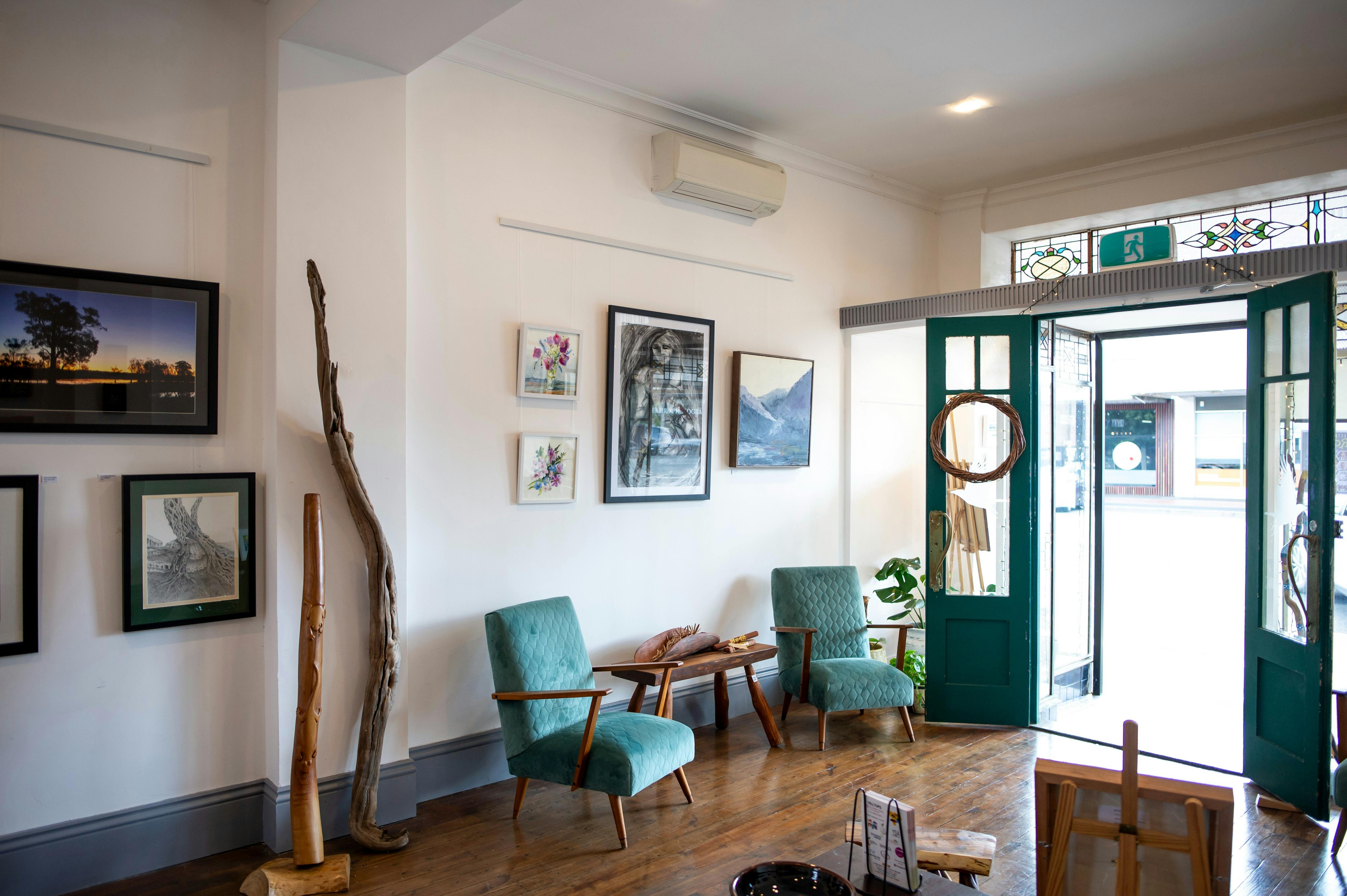 갤러리 공간의 전망