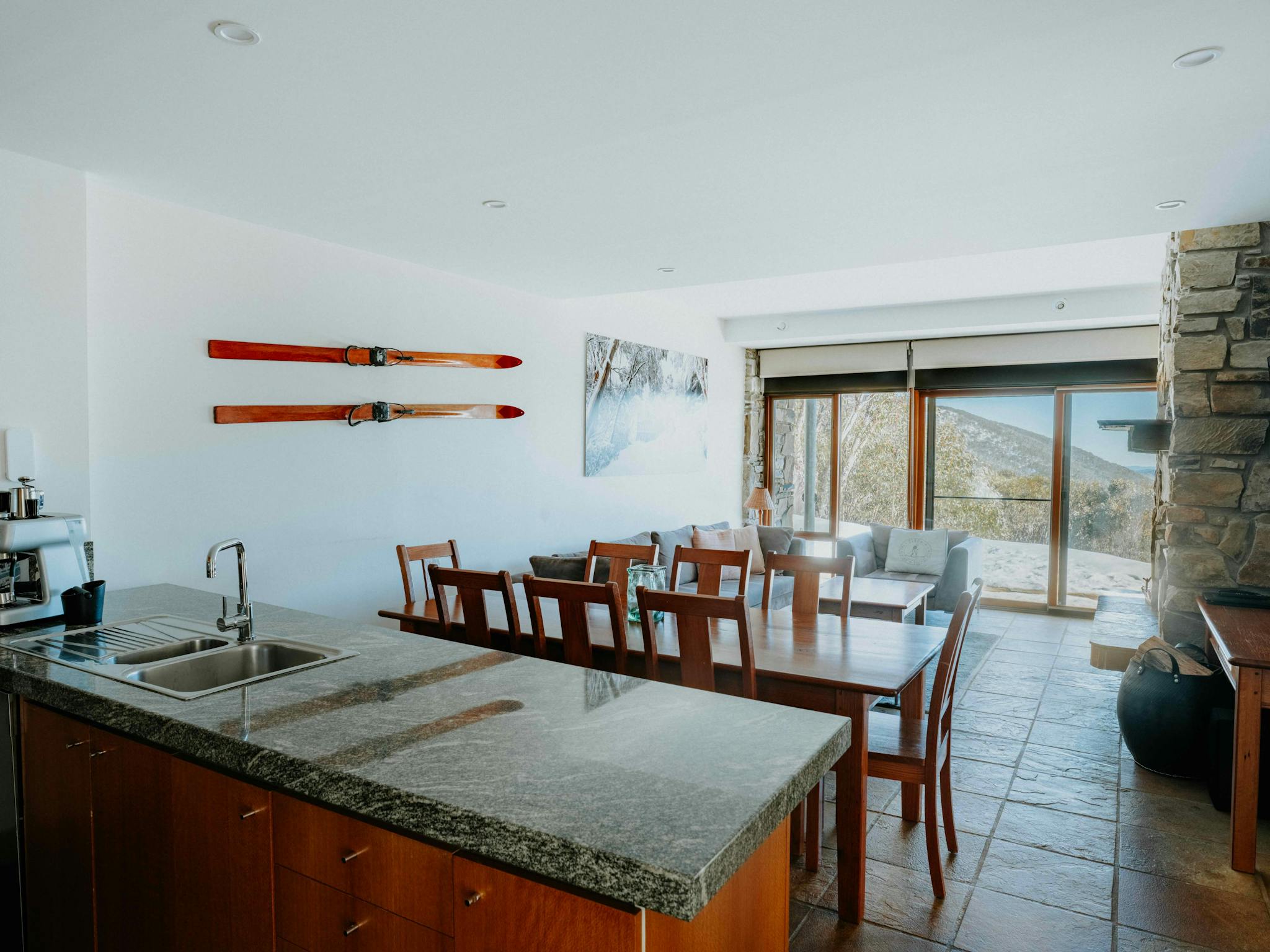 Living room, Alpine Woodsmoke, Falls Creek