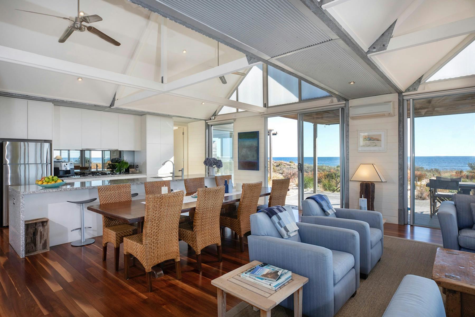 Large modern fully stocked kitchen