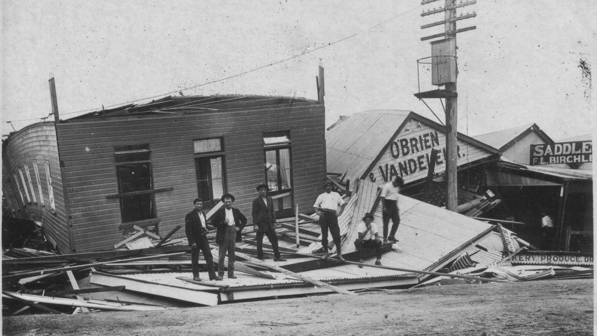 1918 Cyclone Townsville Museum Photo
